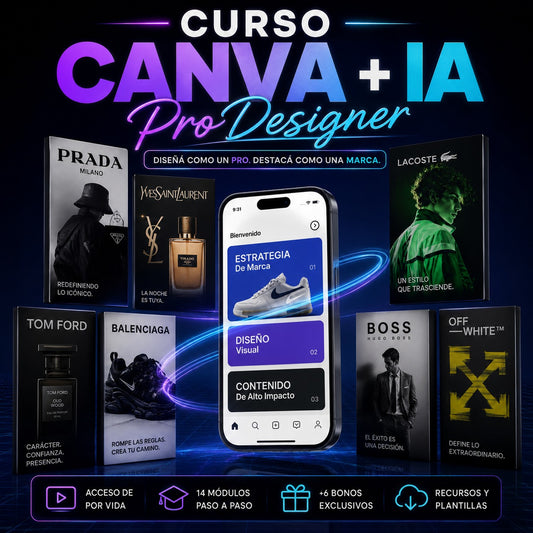 Curso CANVA + IA Pro Designer
